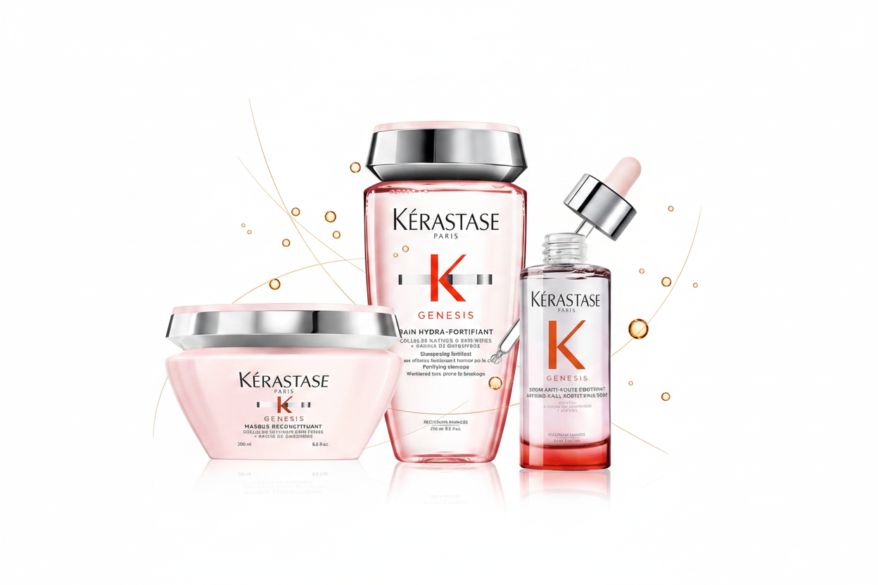 Kérastase Genesis haircare products for weakened hair and breakage prevention