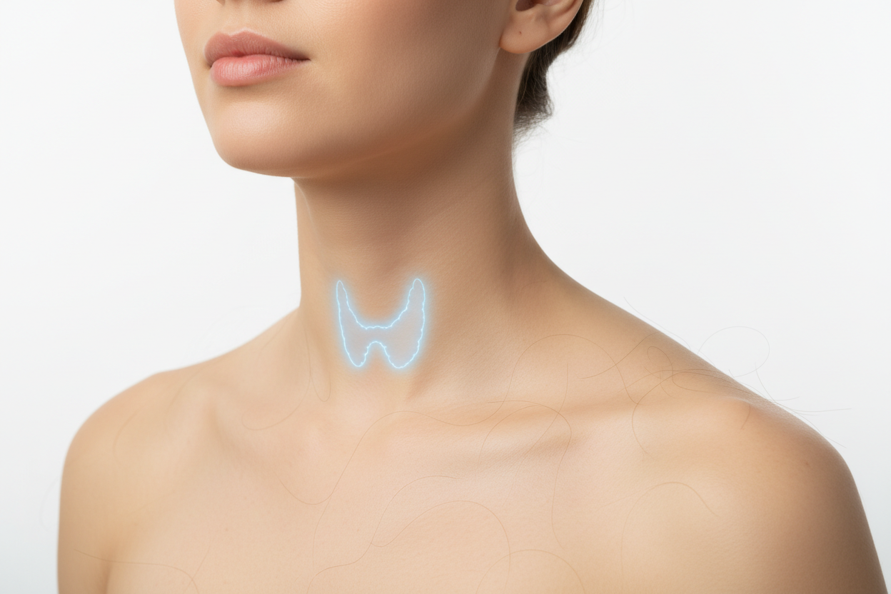 Woman with thyroid-related hair loss and thinning hair in South Africa - Partners Hair