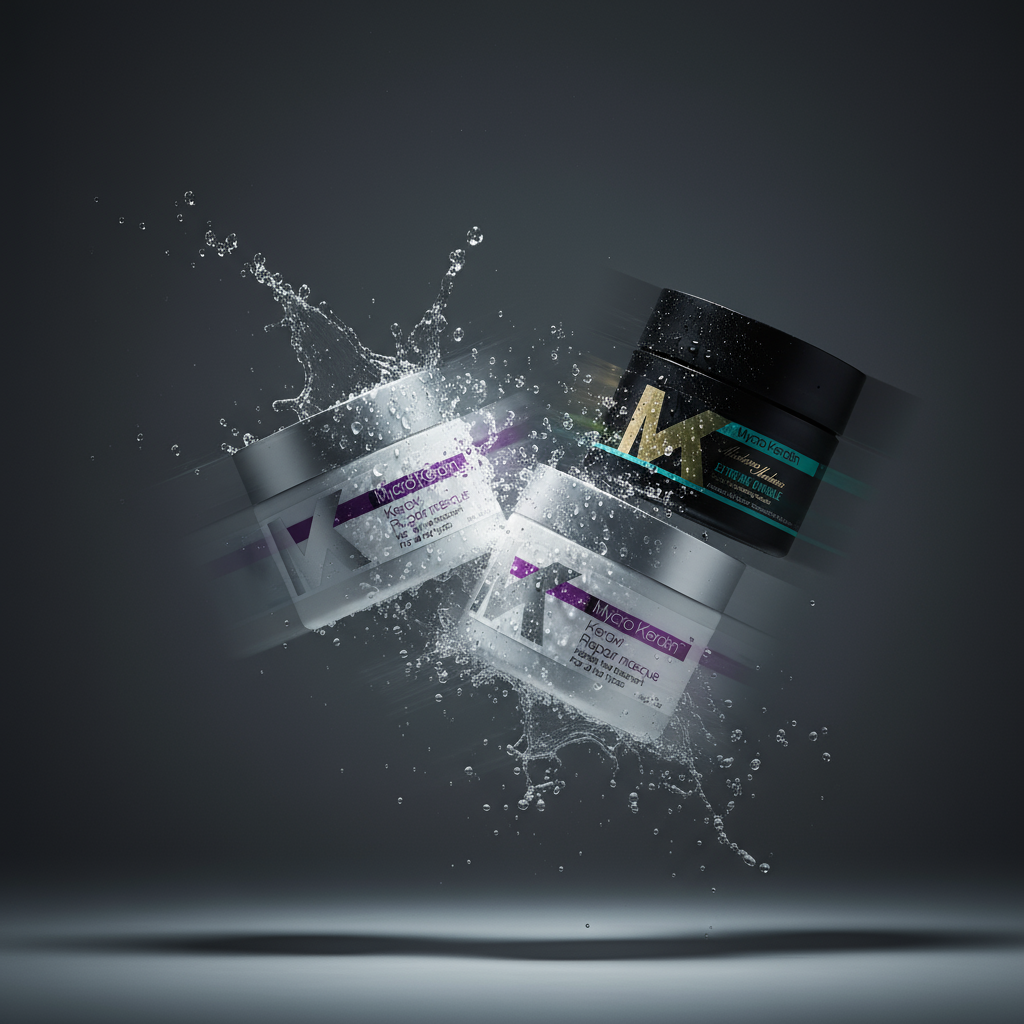 Mycro Keratin Masks - Keraxir Repair Mask, Silver Repair Masque, Madame Madame Capsule Mask