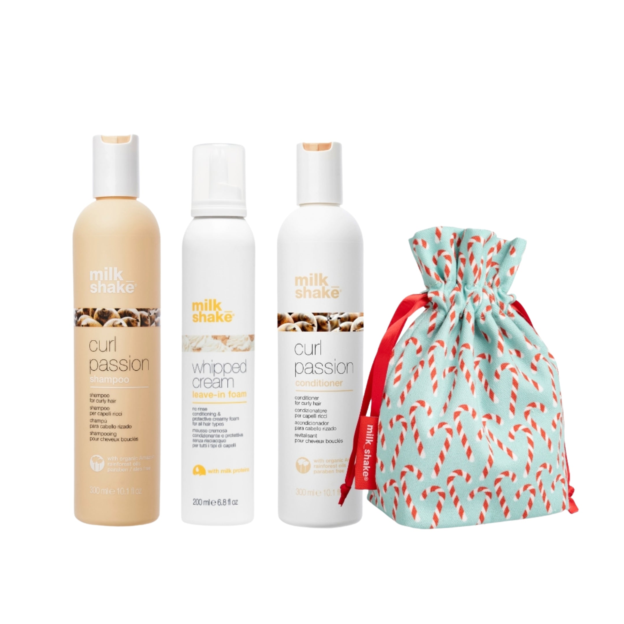 Milk Shake Curl Passion Holiday Gift Set - Complete Curl Care Bundle