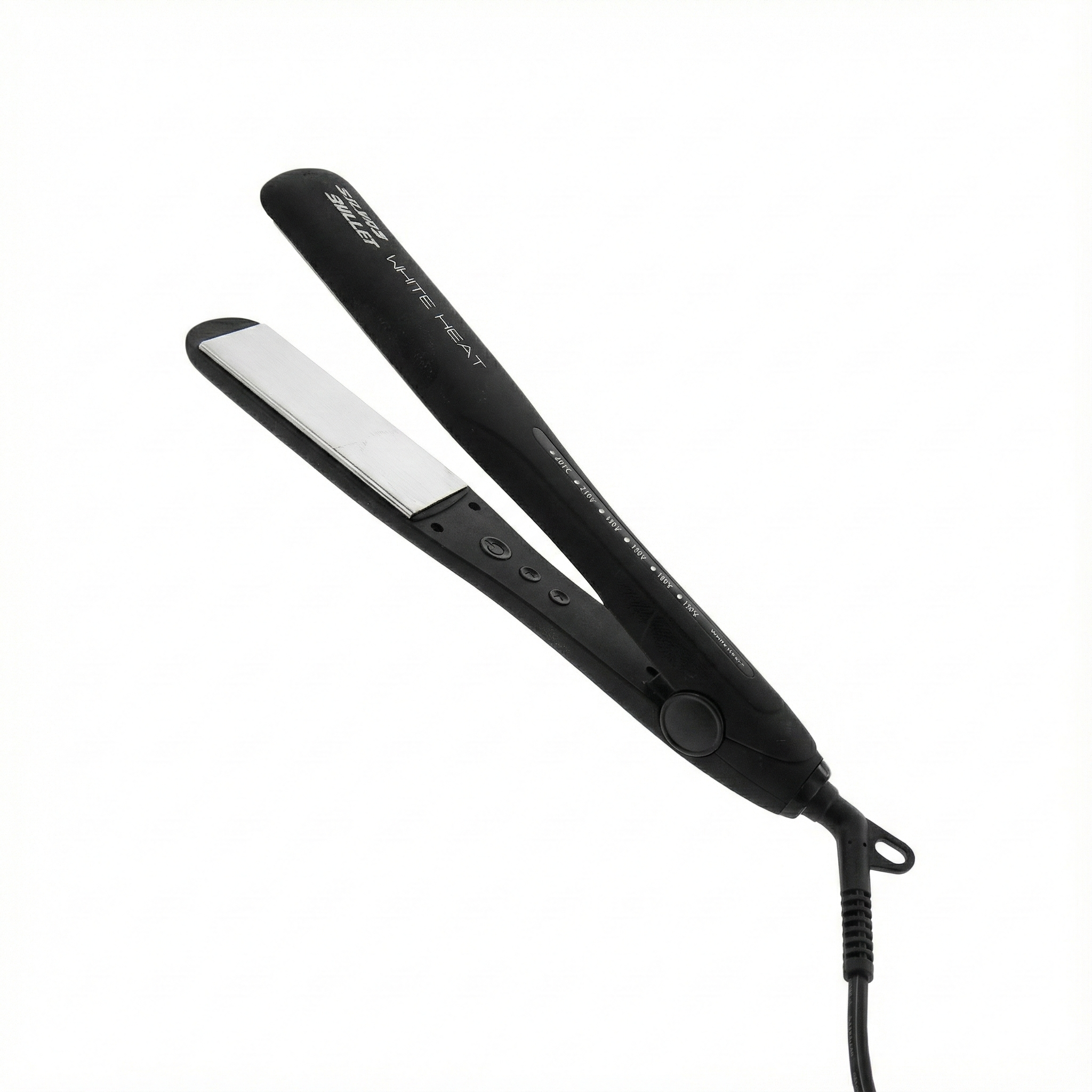 Silver Bullet White Heat Max 38mm Wide Titanium Straightener 130-230°C