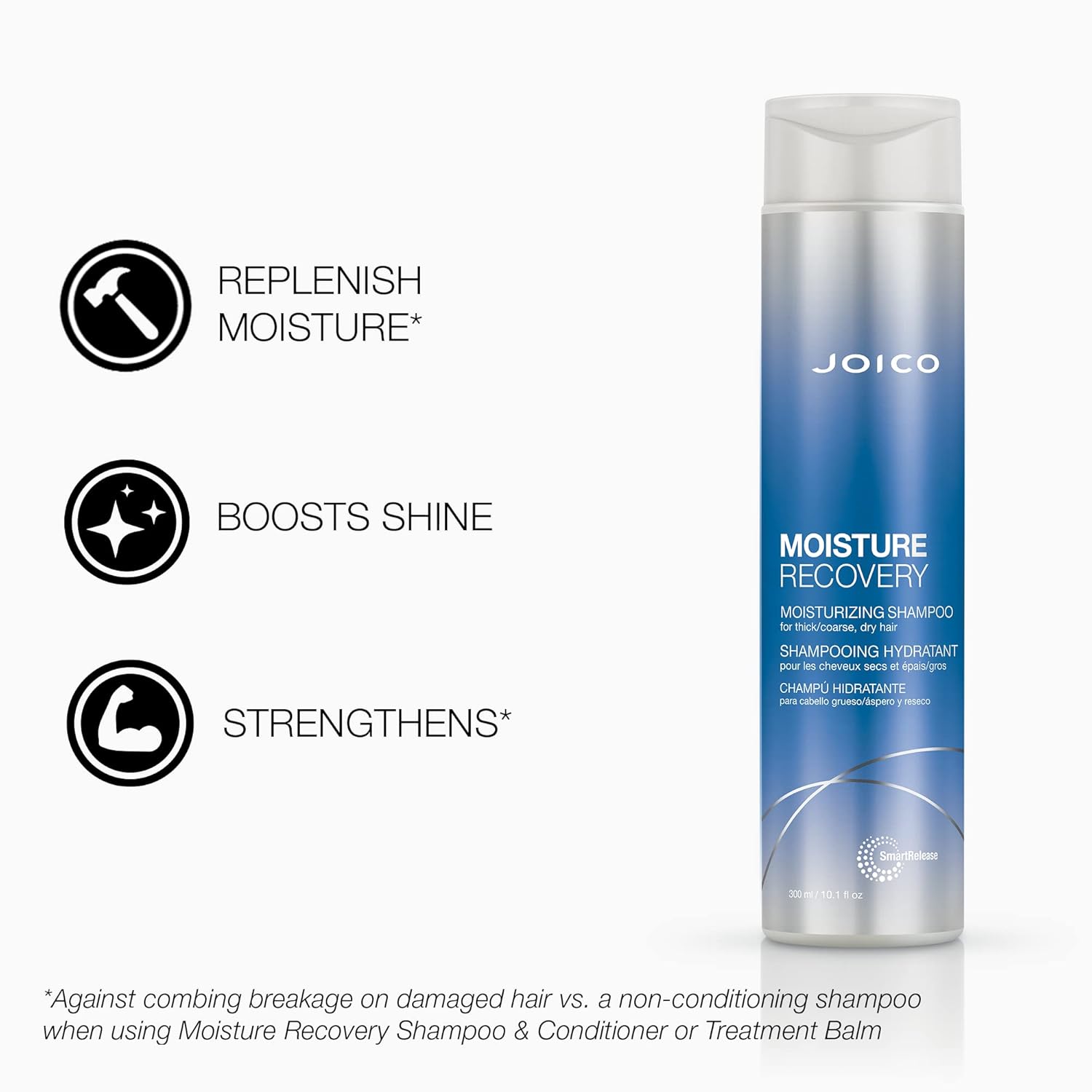 Joico Moisture Recovery Shampoo - Hydrating Shampoo for Dry Hair 300ml
