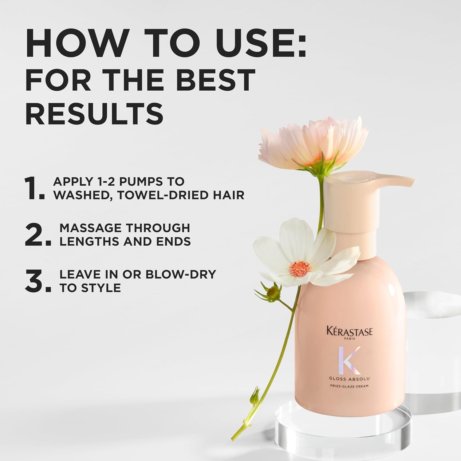 Kérastase Gloss Absolu Frizz-Glaze High-Shine Anti-Frizz Hair Cream 240ml