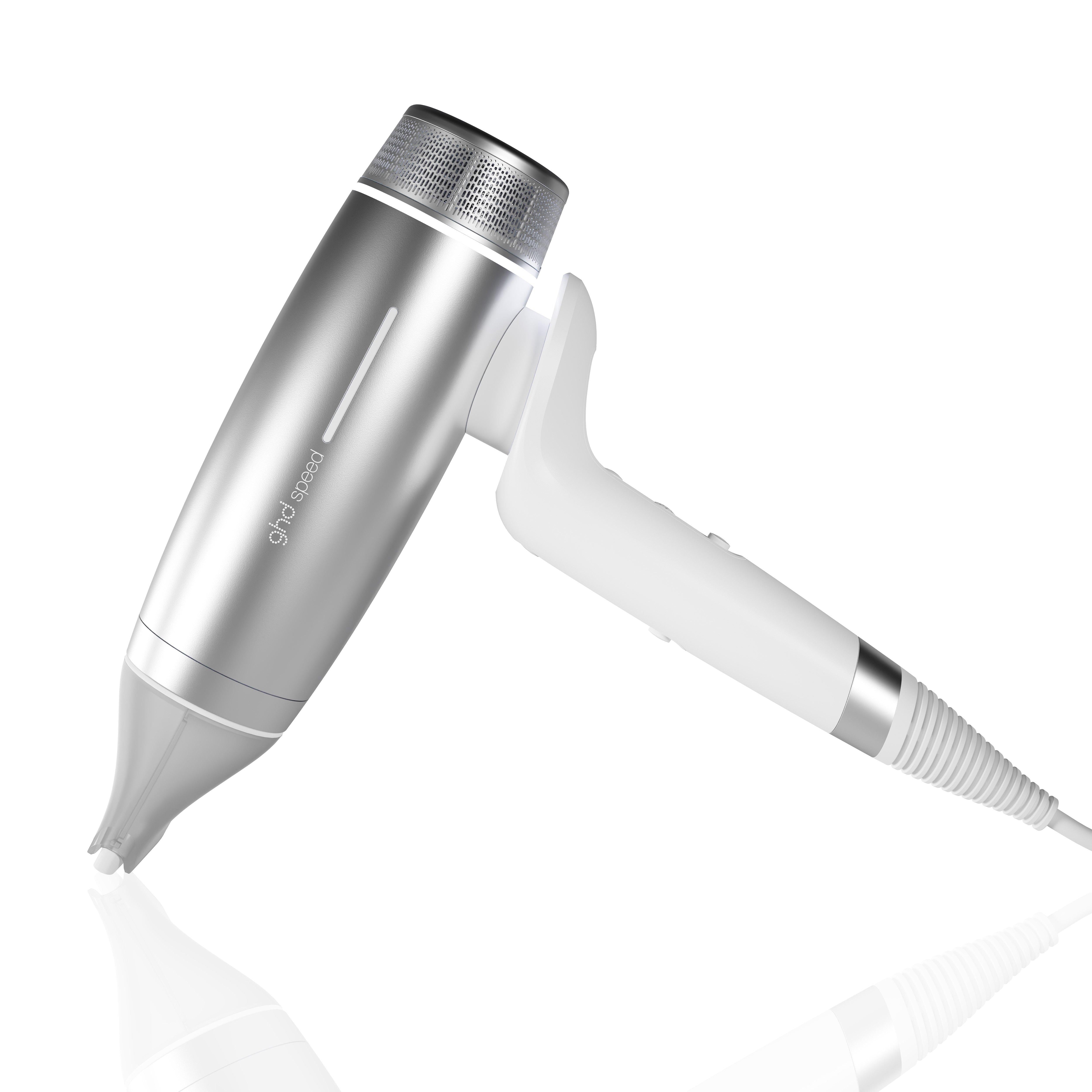 GHD Speed Hair Dryer in Silver — Available at Selected Stores