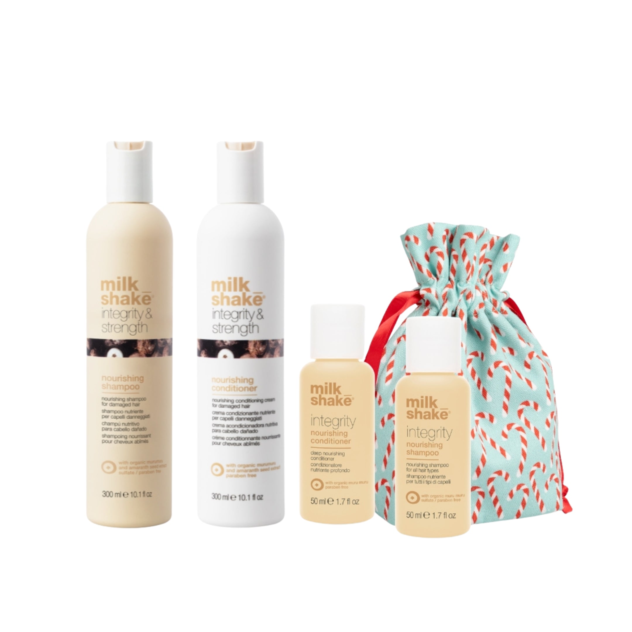 Milk Shake Integrity & Strength Holiday Gift Set - Complete Nourishing Hair Care Bundle