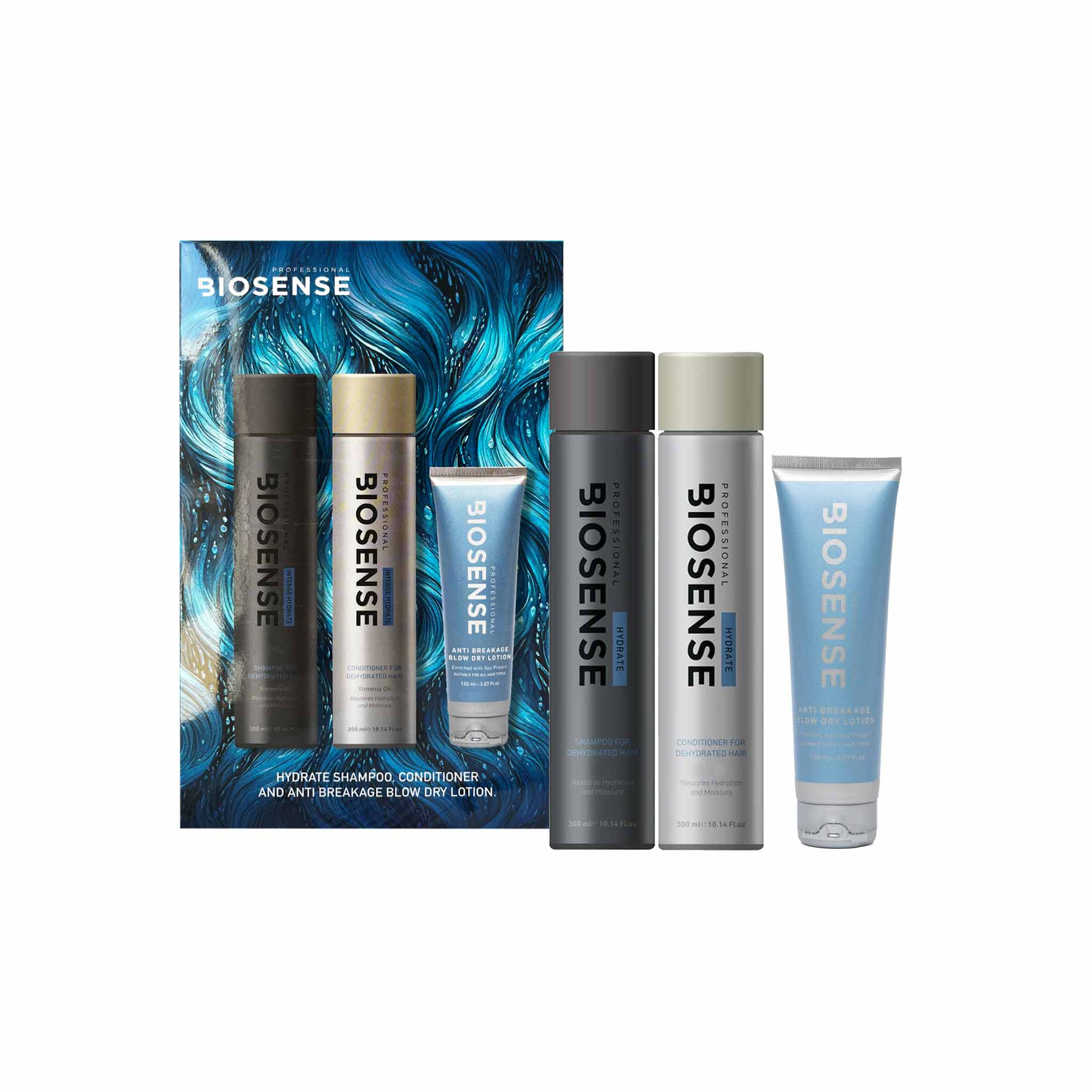 Biosense Hydrate Gift Set | Deep Moisture Hair Care | Partners Hair
