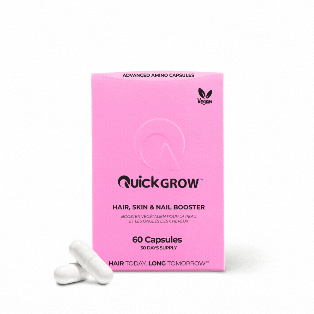 Quick Grow Hair Growth Capsules for Women 60 Capsules official product packaging, front view