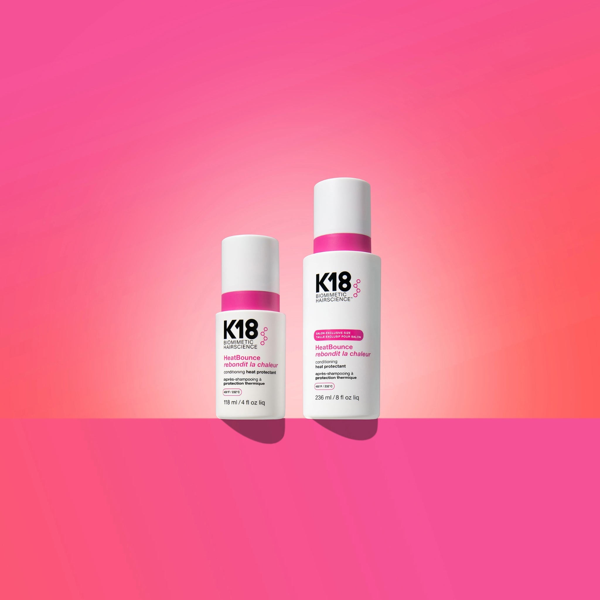 K18 HeatBounce Conditioning Heat Protectant: Salon Exclusive Size 118ml & 236ml - Protect Your Hair from Heat Damage!