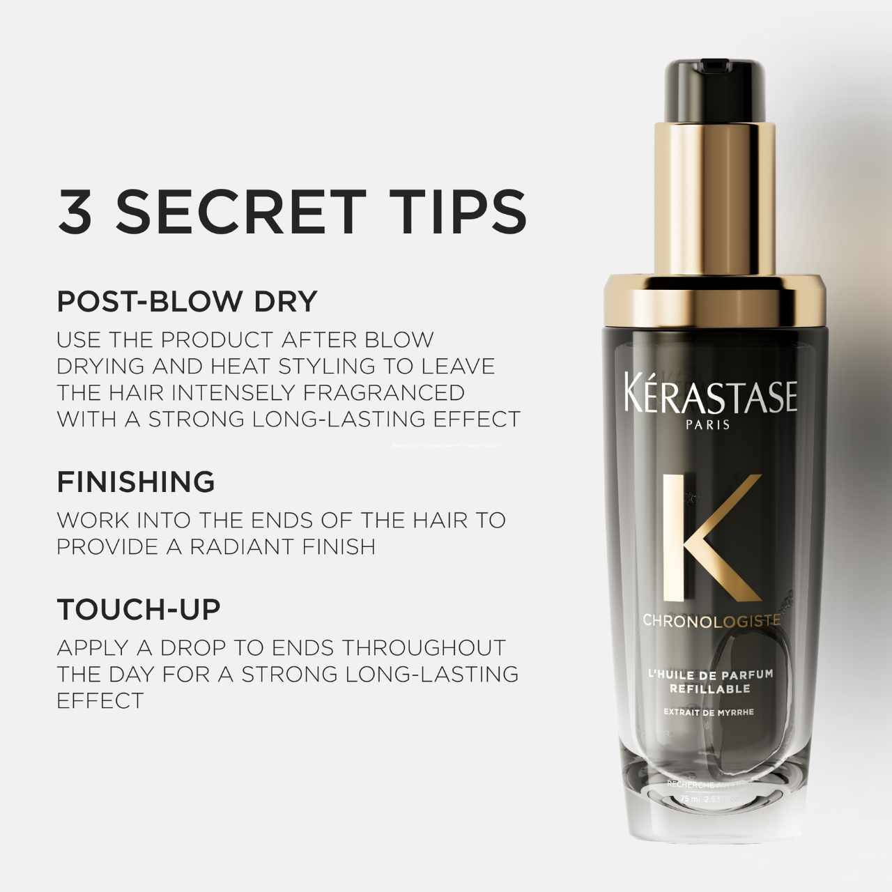 Kérastase Chronologiste Hair Oil: Revitalizing Treatment, Long-Lasting Fragrance Oil for Healthy, Shiny Hair