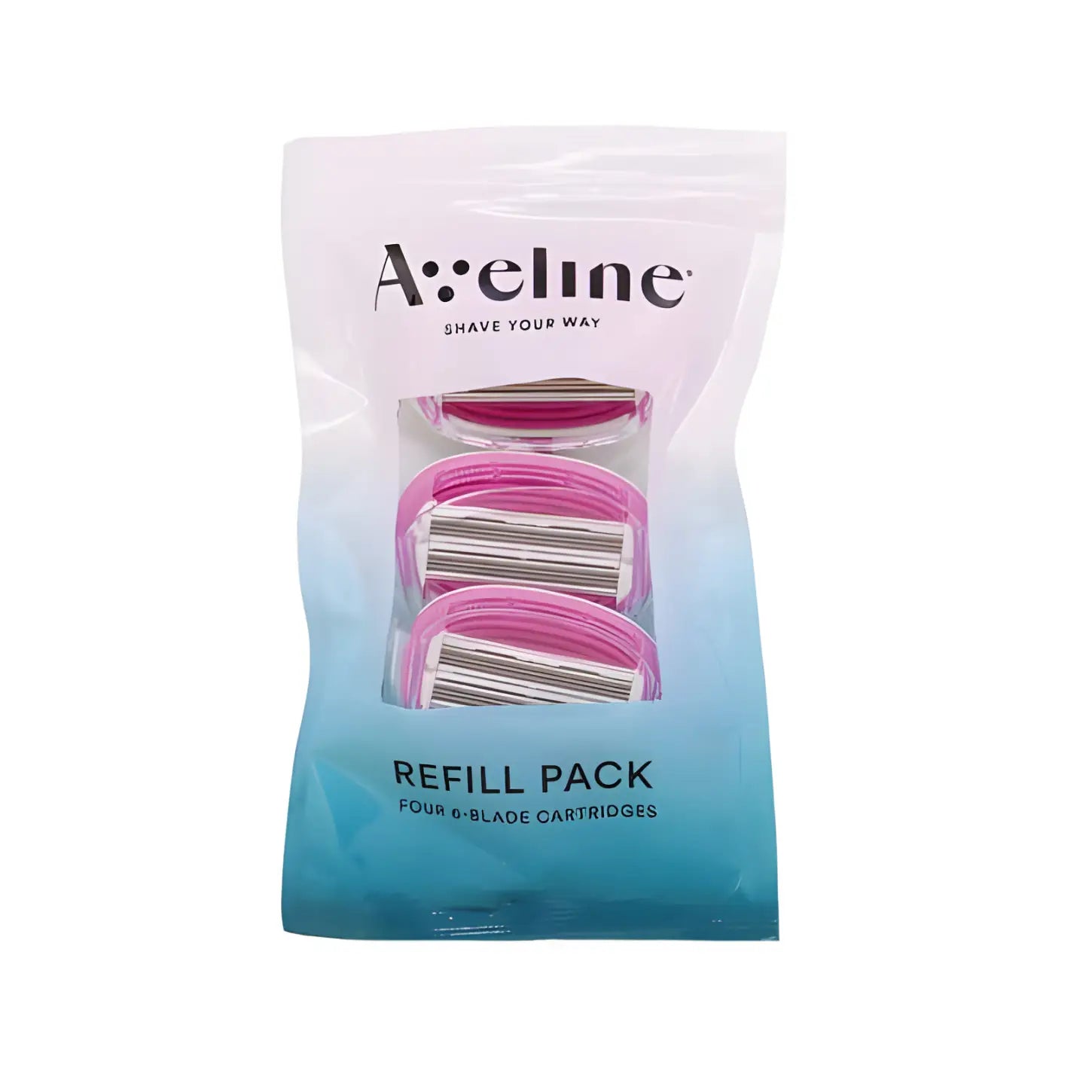 Aveline Women's Razor Blade Refills: 4-Pack. Get a Smooth, Comfortable Shave with These Razor Cartridges!