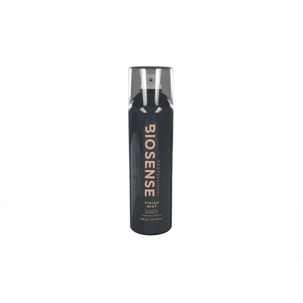 Black BIOSENSE Finish Mist Hairspray 300ml UV Protecting Medium-Hold for hair care products