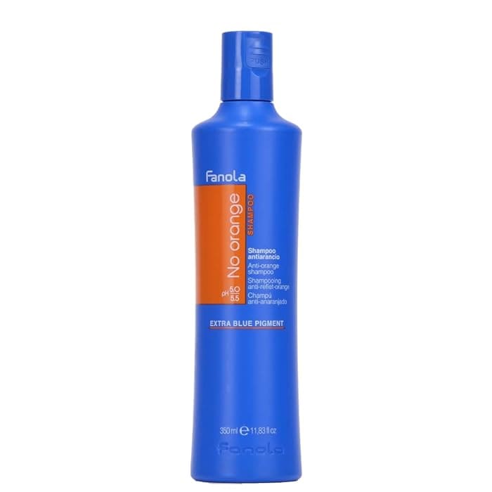 Fanola No Orange Shampoo - Blue Pigment Shampoo for Brunette Hair Color Correcting.