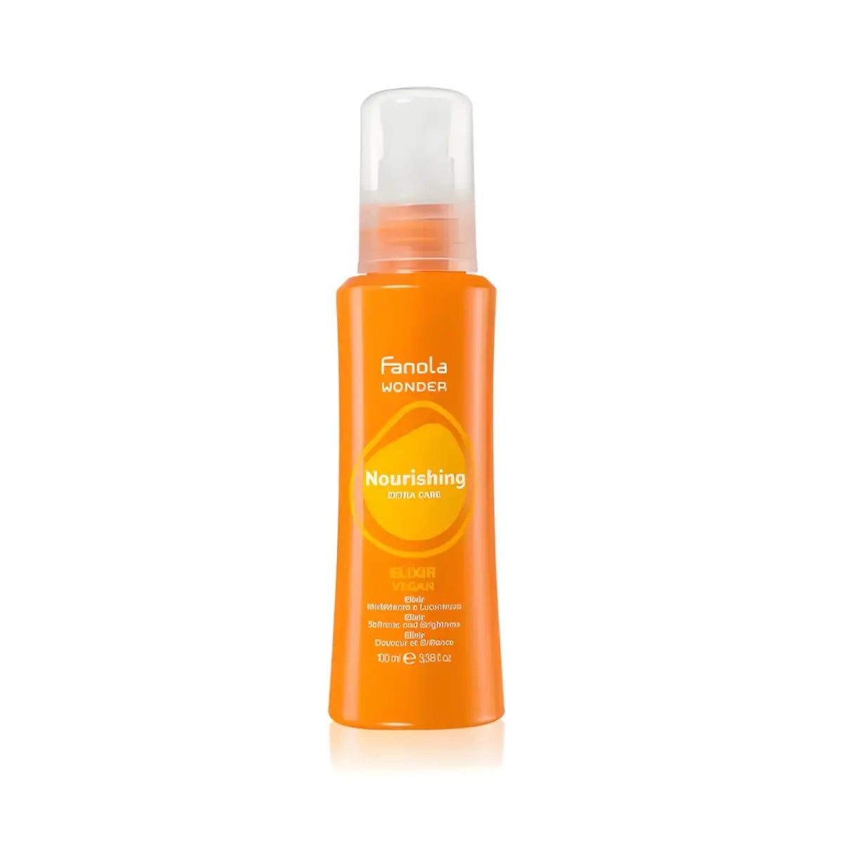 Fanola Wonder Nourishing Hair Serum: Frizz Control & Split Ends Treatment. Vegan Elixir. 100ml.