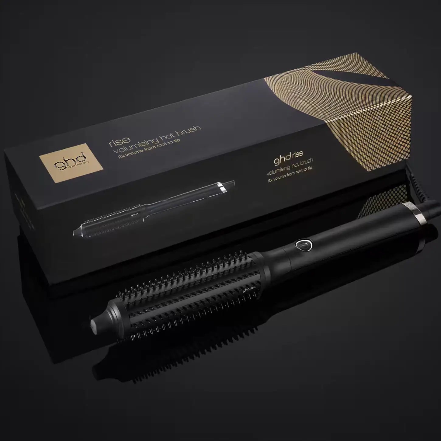 GHD Rise Volumising Hot Brush: 2x Volume & Root Lift. Professional Hair Styling Tool