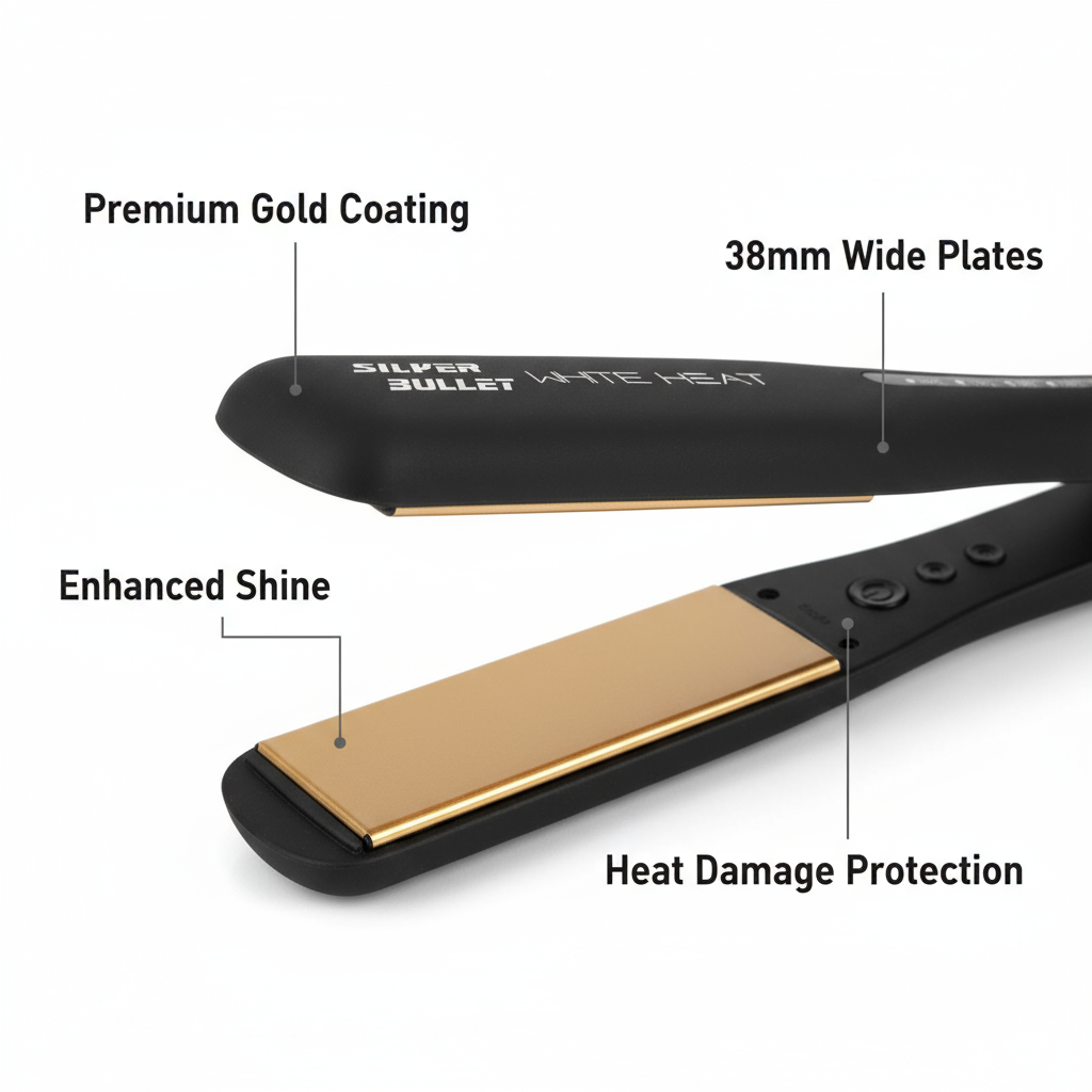 Gold wide plate detail