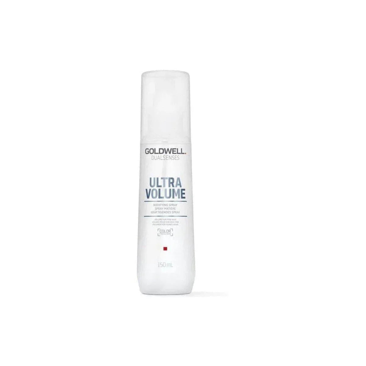 White bottle of Goldwell Dualsenses Ultra Volume Bodifying Spray - 150ml