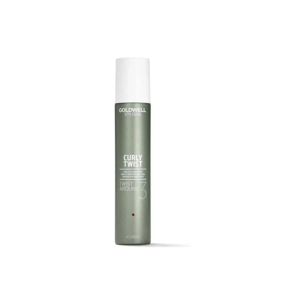 Goldwell Curly Twist curl styling lotion with FlexProTec Complex in 200mL green and white bottle