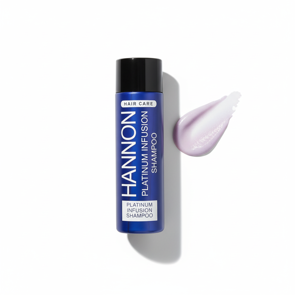 Hannon Platinum Infusion Shampoo - Clean overhead shot