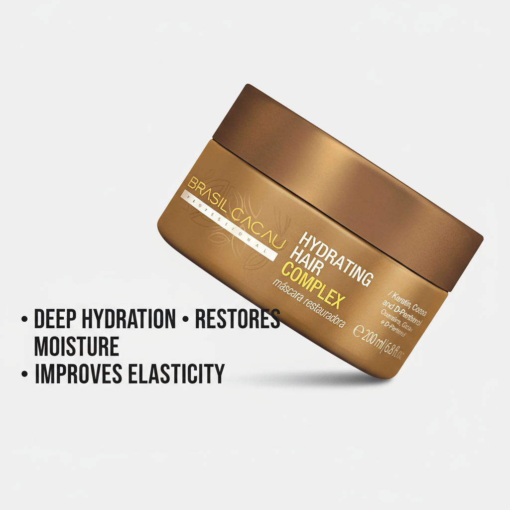 Brasil Cacau Hydrating Hair Complex Mask - Deep Conditioning Treatment 200ml