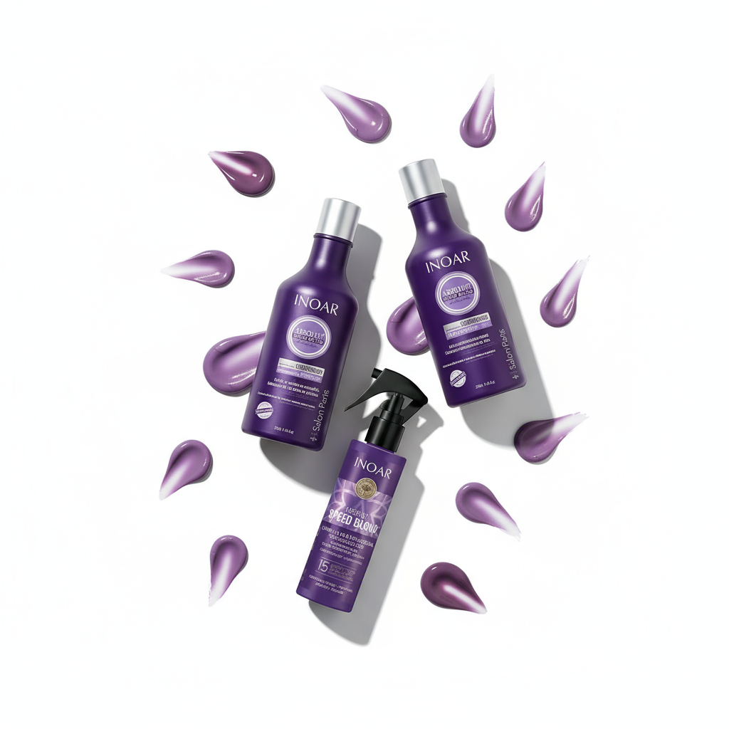 Inoar Absolut Speed Blond Ultimate 4-Step System - Complete Blonde Care & Toning