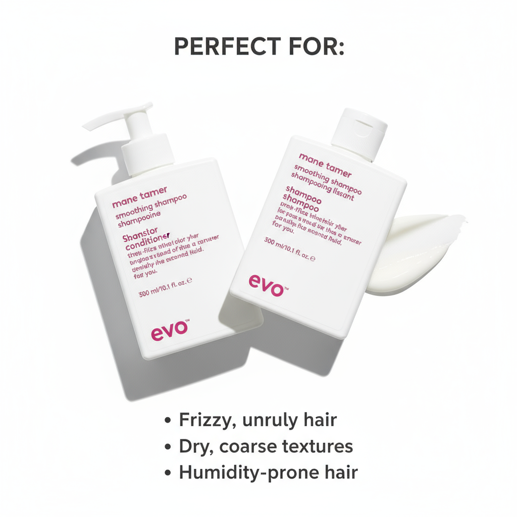 EVO Mane Tamer Complete Smoothing Bundle - 2-Step Frizz Control System