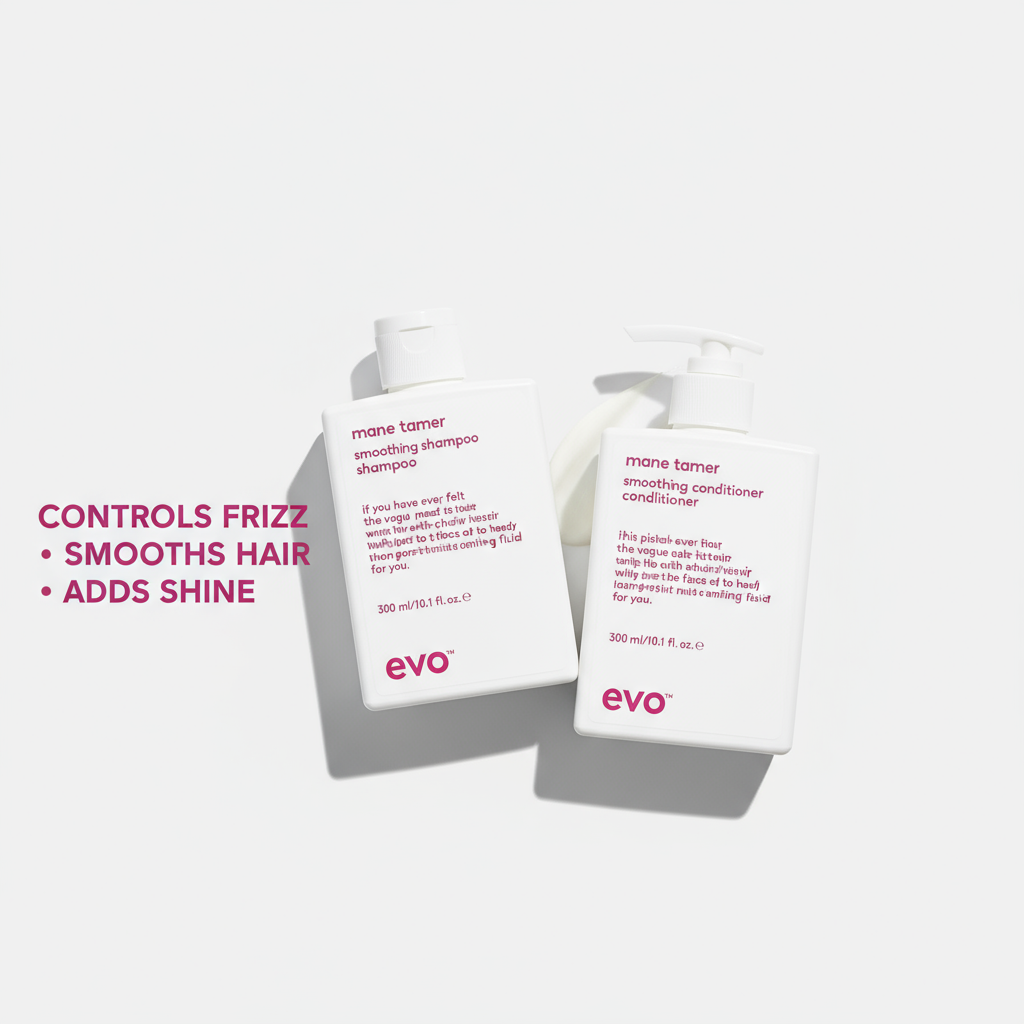 EVO Mane Tamer Complete Smoothing Bundle - 2-Step Frizz Control System