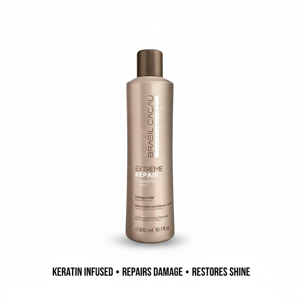 Brasil Cacau Extreme Repair Shampoo - Hair Repair Shampoo 300ml