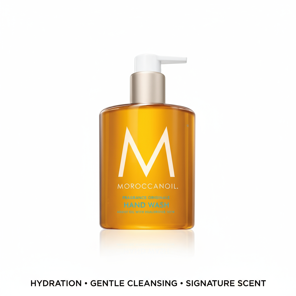 Moroccanoil Hand Wash - Drop shadow with benefits