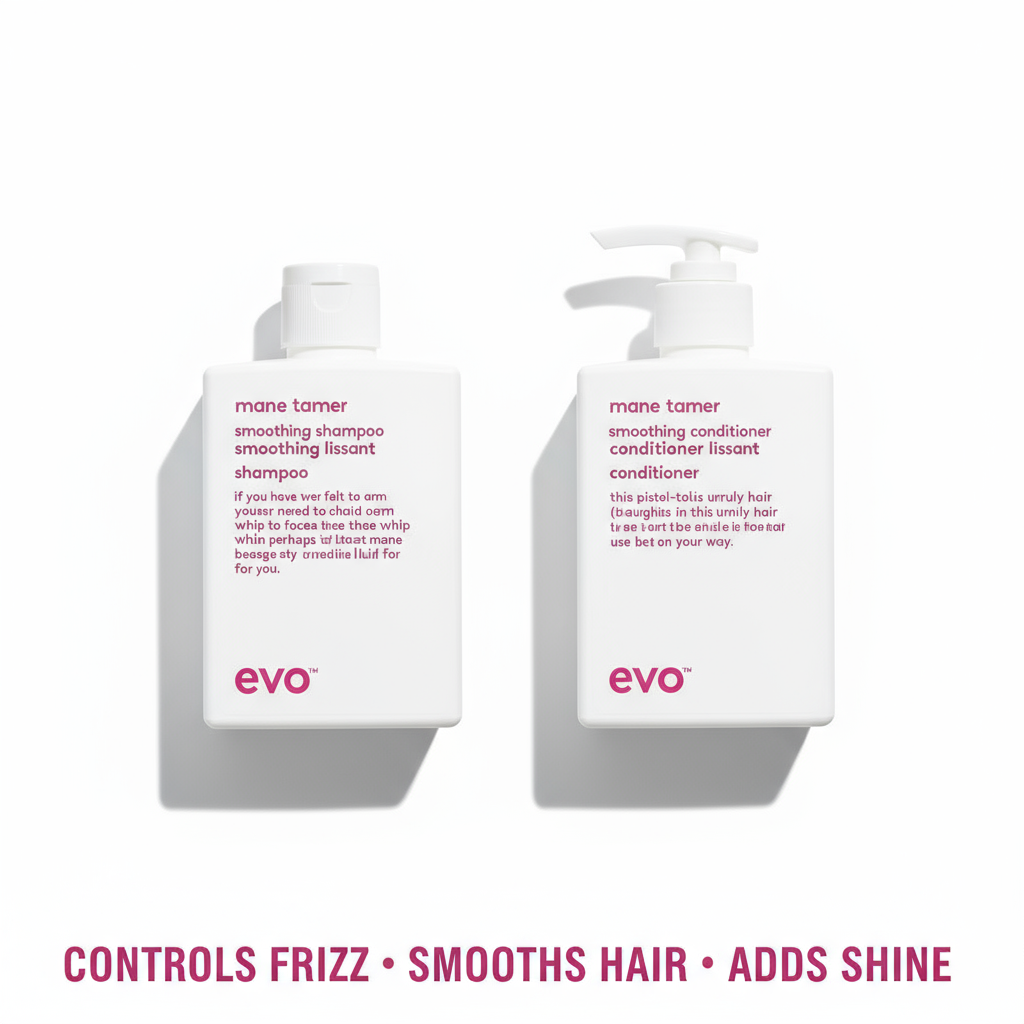 EVO Mane Tamer Complete Smoothing Bundle - 2-Step Frizz Control System