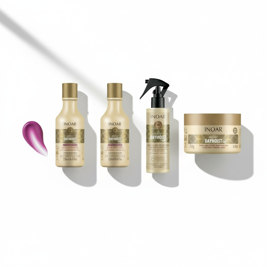 Inoar Daymoist Ultimate 4-Step System Bundle - Deep Hydration & Repair