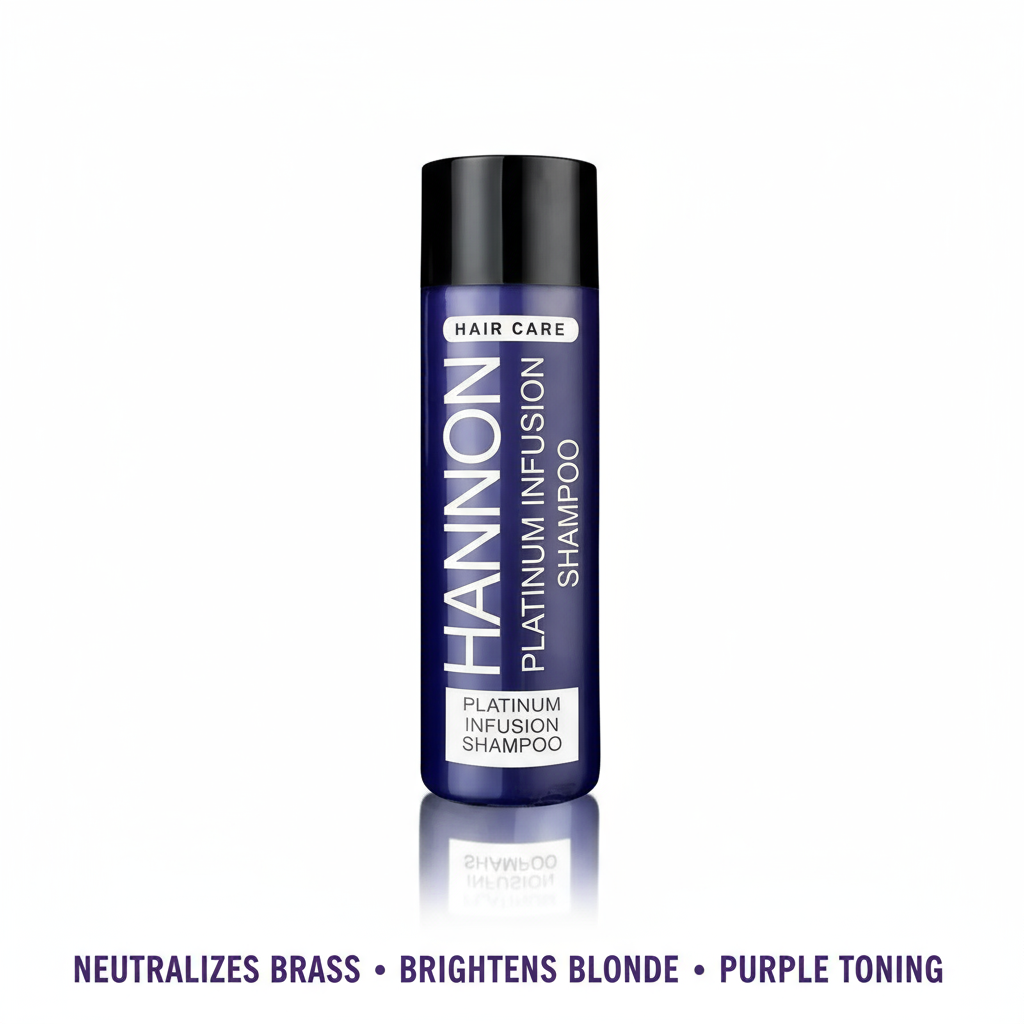 Hannon Platinum Infusion Shampoo - Drop shadow with benefits