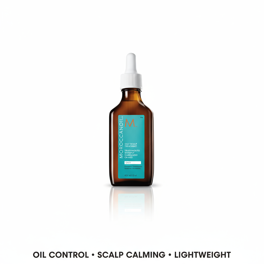 Moroccanoil Oily Scalp Treatment - Drop shadow with benefits