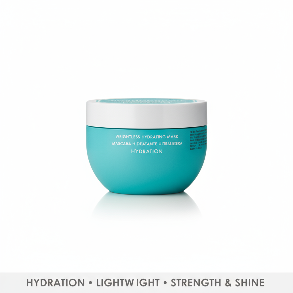 Moroccanoil Weightless Hydrating Mask - Drop shadow with benefits