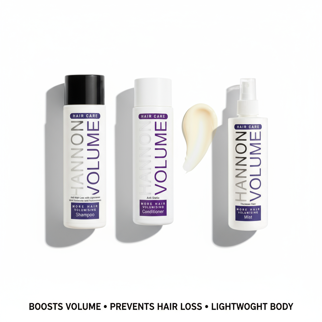 Hannon More Hair Complete Volumising Bundle - 3-Step Volume Boost System