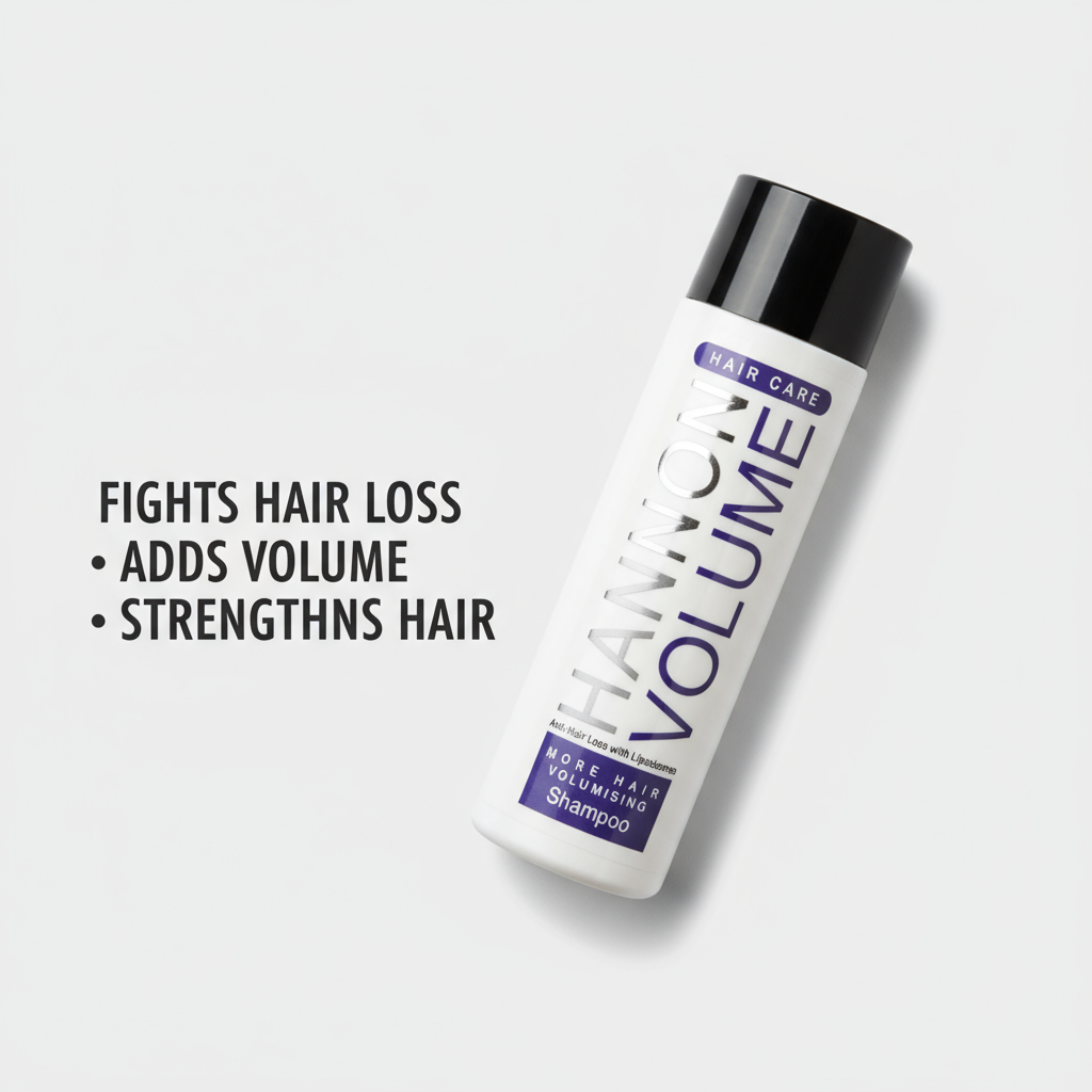 Hannon More Hair Volumising Shampoo - Angled with benefits