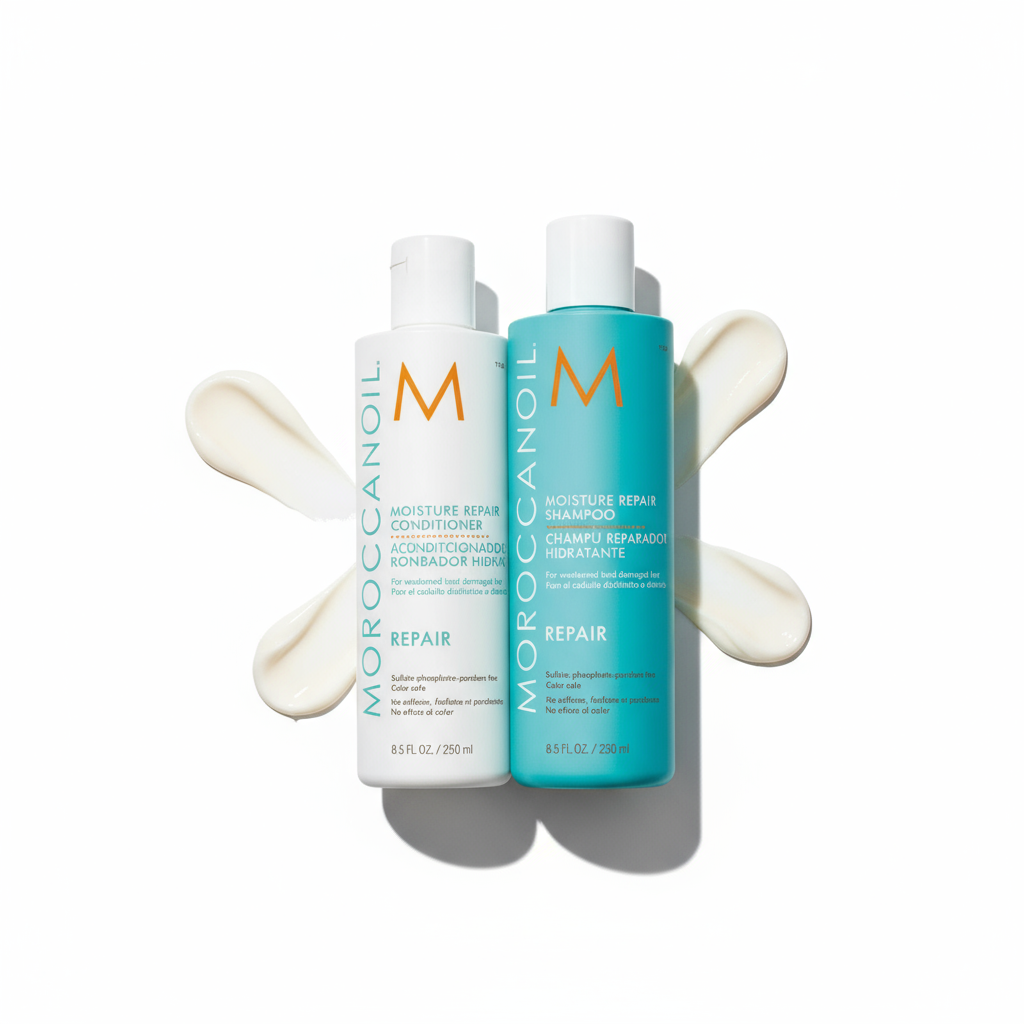 Moroccanoil Moisture Repair Bundle - Clean overhead shot