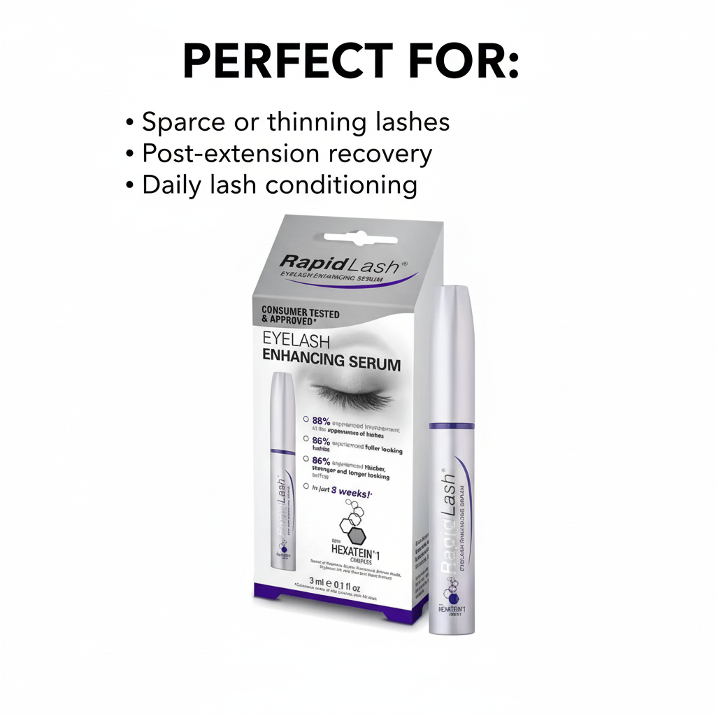 RapidLash Eyelash Enhancing Serum - Perfect for Sparse Lashes, Post-Extension Recovery, Daily Conditioning