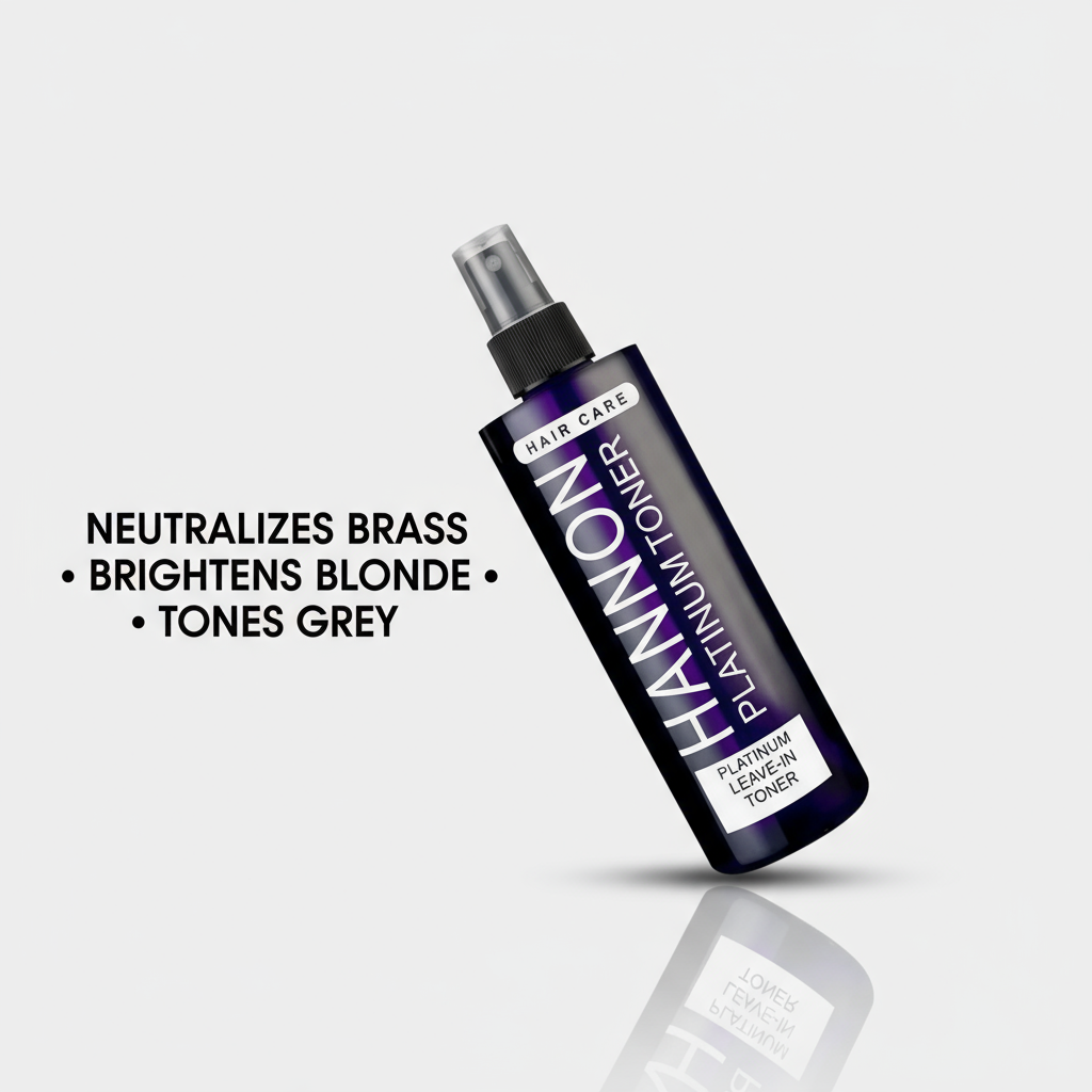 Hannon Platinum Leave-In Toner - Angled with benefits