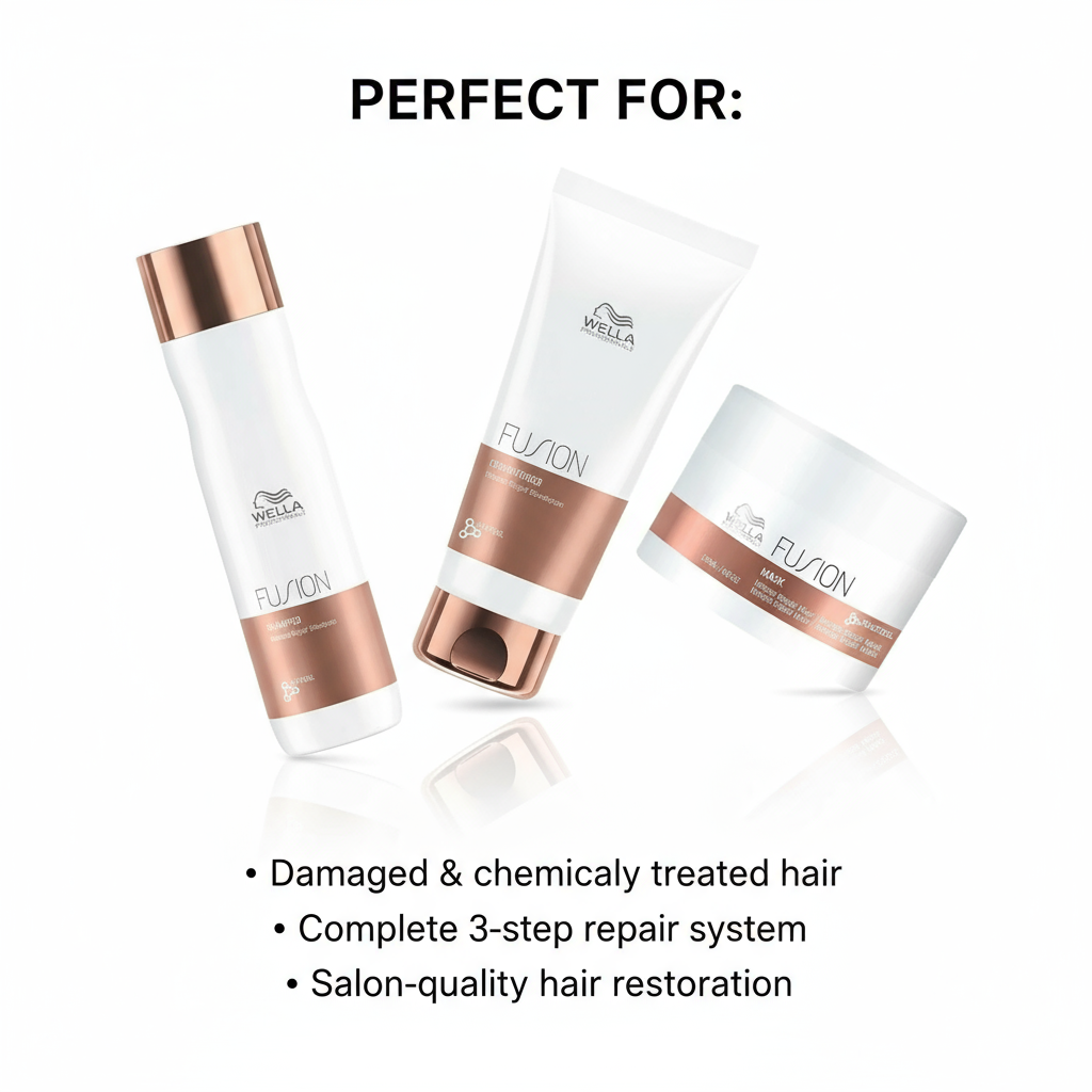 Wella Fusion Complete Repair Bundle - 3-Step System