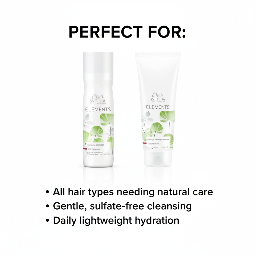 Wella Elements Shampoo & Conditioner Bundle - Natural Care Duo