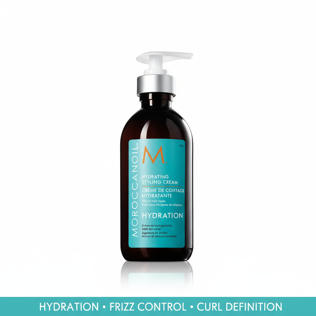 Moroccanoil Hydrating Styling Cream - Drop shadow with benefits