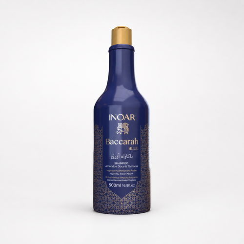 Inoar Baccarah Blue Shampoo 500ml — Perfumed Hydrating Shampoo