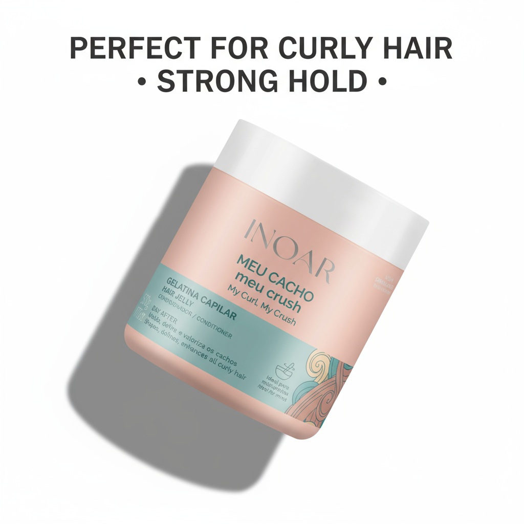 Inoar Meu Curly My Crush curly mask best hair jelly for curly hair South Africa with strong hold