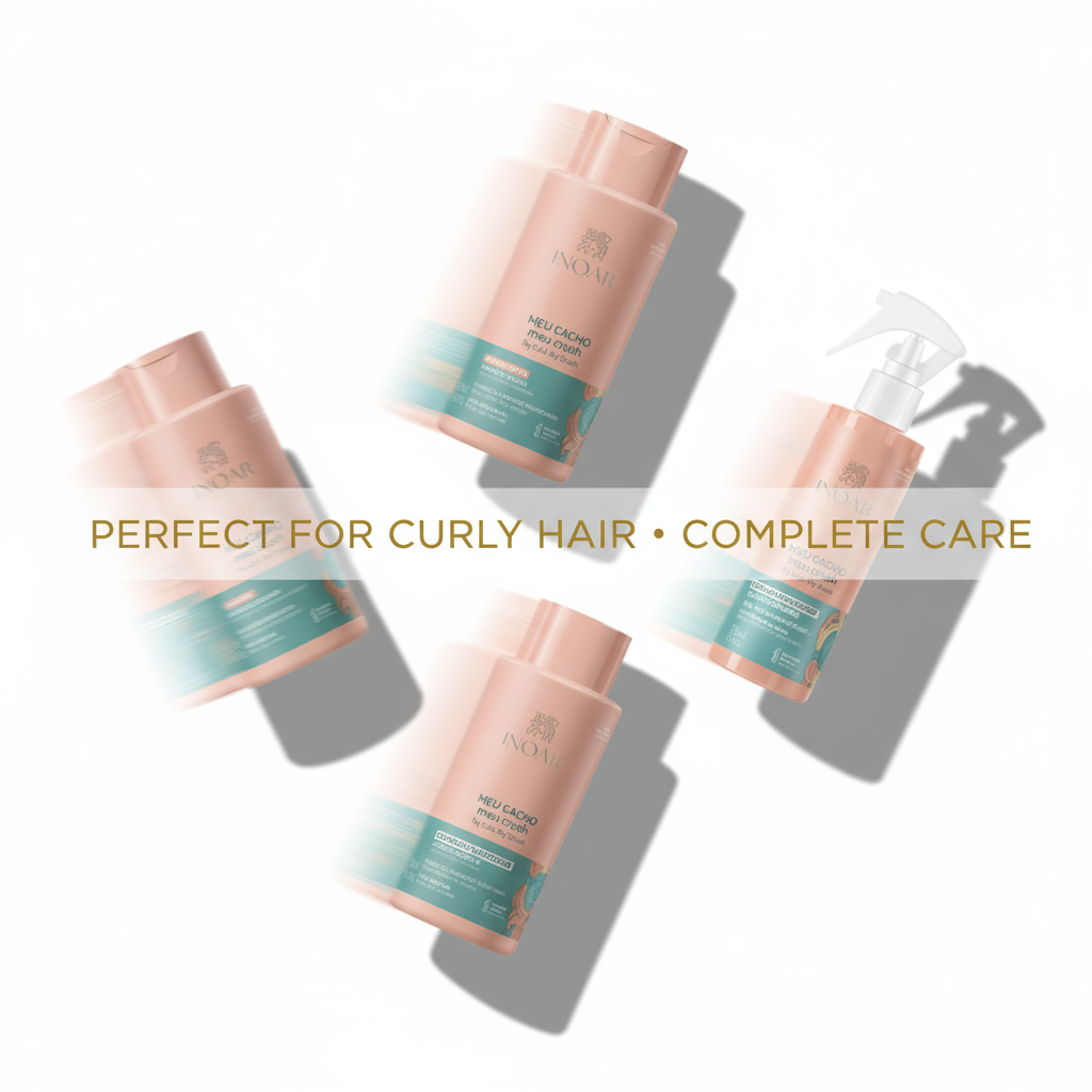 Inoar My Curl My Crush styling bundle hair care products perfect for curly hair complete care