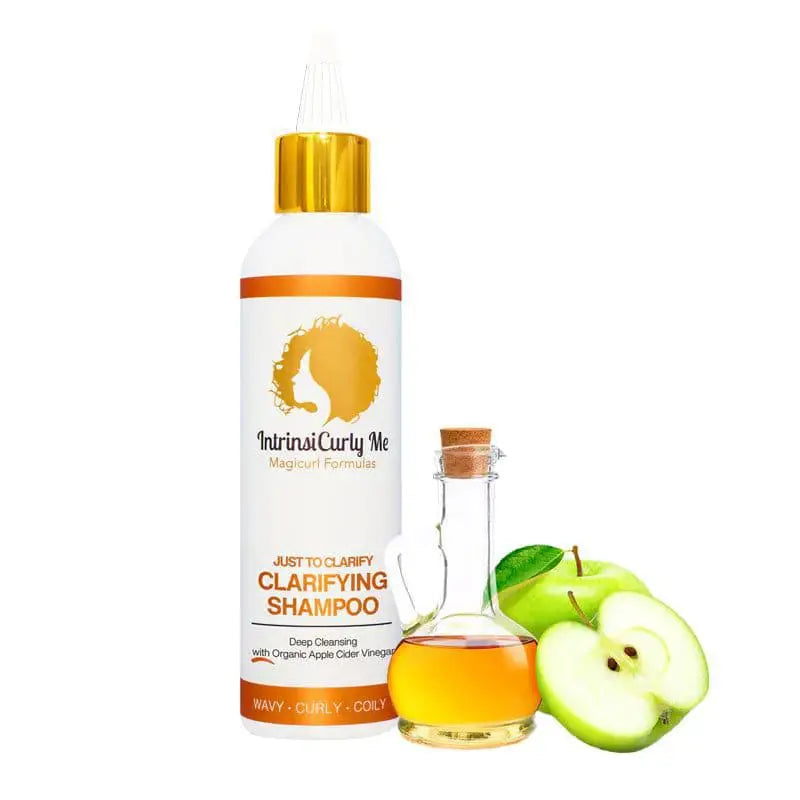 IntrinsiCurly Me Just To Clarify Shampoo 250ml - Curly Hair Clarifying Shampoo with Apple Cider Vinegar
