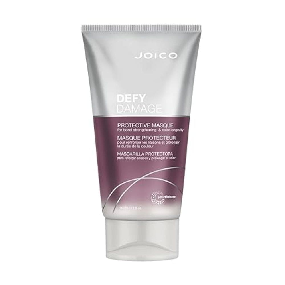 Joico Defy Damage Protective Masque in silver and purple packaging, 150ml size