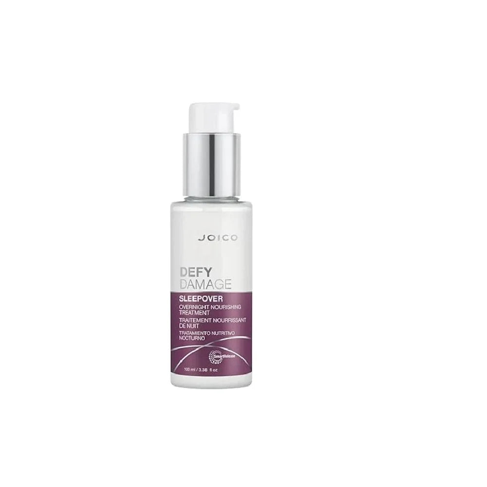Joico Defy Damage Sleepover: Overnight Hair Treatment for Damage Repair & Nourishment. Hydrate & strengthen overnight!