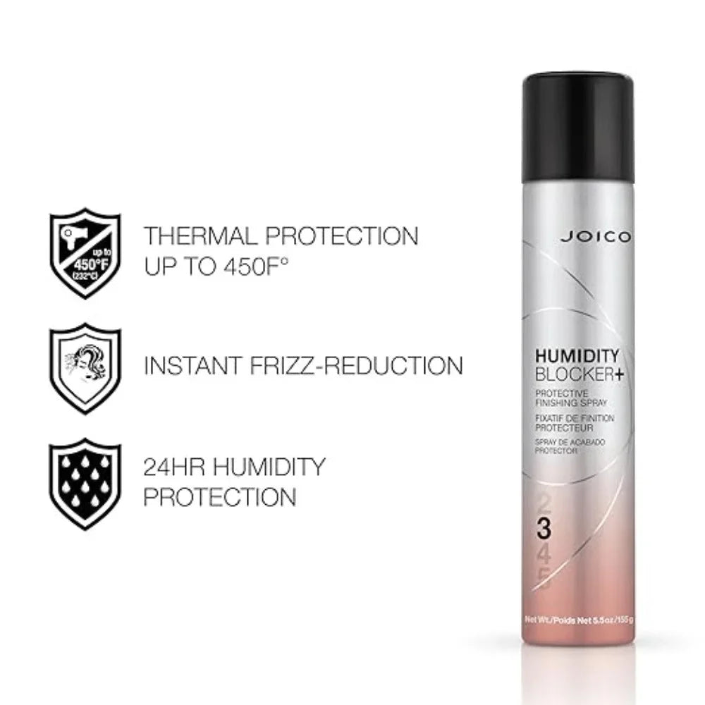 Joico Humidity Blocker Spray: Frizz Control, Heat Protection, Shine | Hair Finishing Spray
