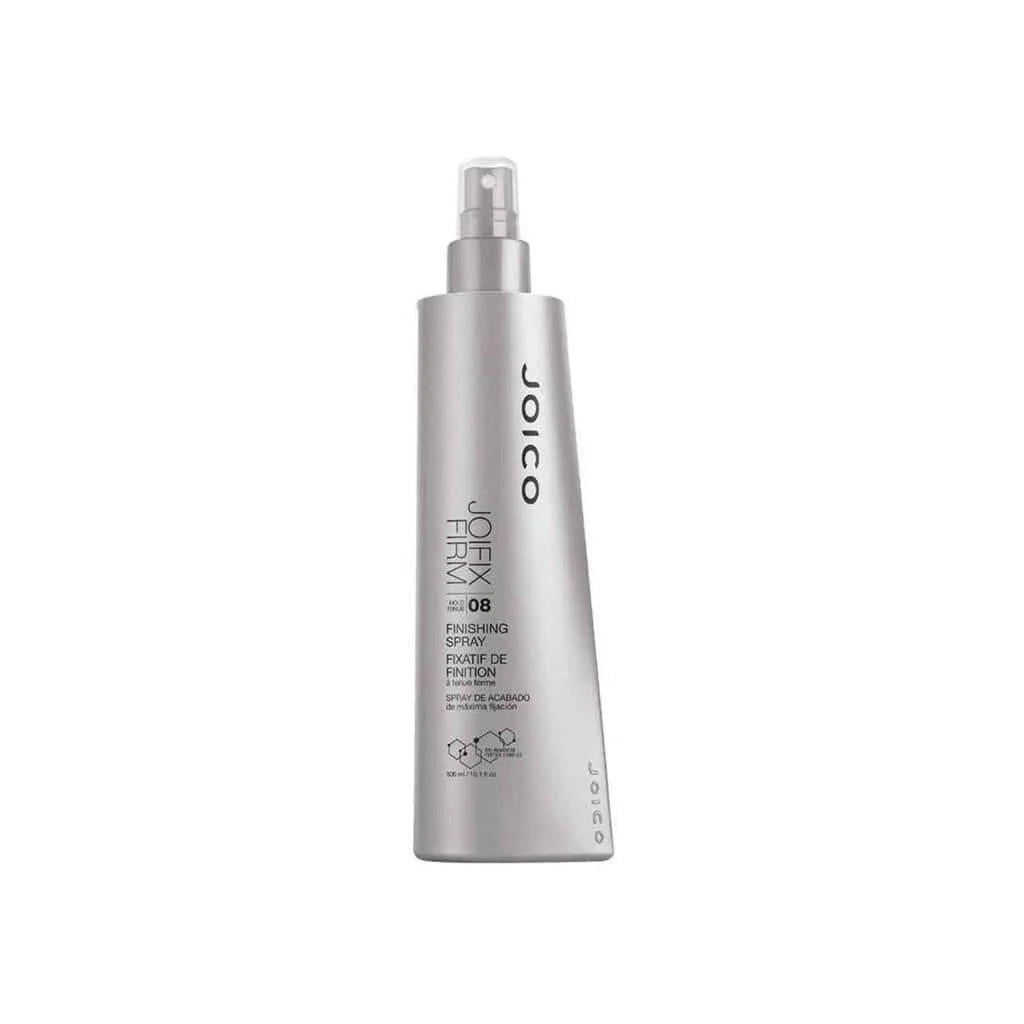 Silver spray bottle of Joico Joifix Firm Hairspray (Non-Aerosol) 300ml for hair styling