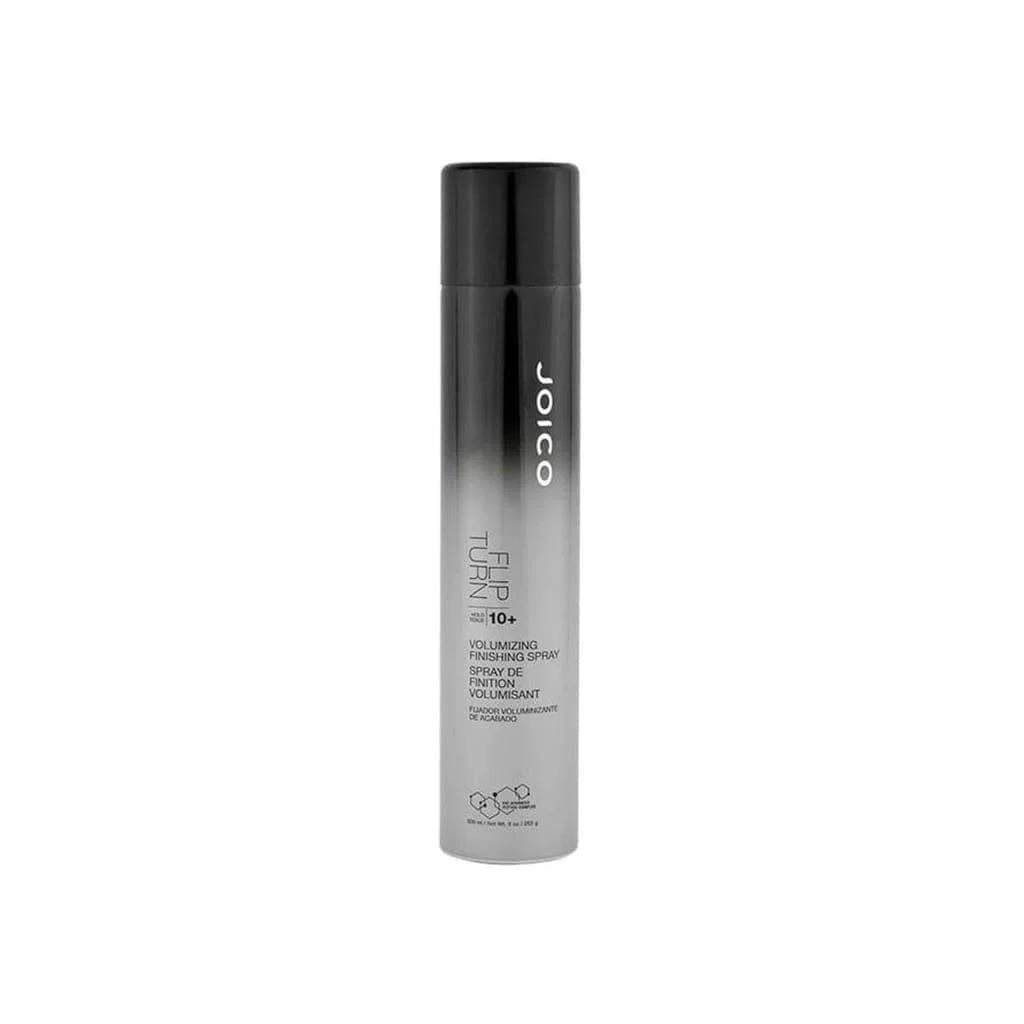 Joico SF Flip Turn Volumizing finishing spray 325 ml black and silver cylindrical bottle